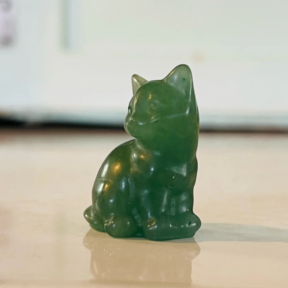 Jade Stone Cat - Picture 6 of 11